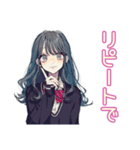 おしゃれJKのダンス部♡（個別スタンプ：27）