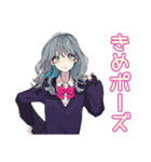 おしゃれJKのダンス部♡（個別スタンプ：28）
