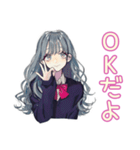 おしゃれJKのダンス部♡（個別スタンプ：32）