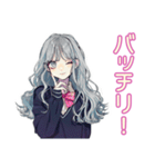おしゃれJKのダンス部♡（個別スタンプ：38）