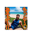 子供みたいに駄々をこねる‼︎黒人（個別スタンプ：3）