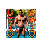 子供みたいに駄々をこねる‼︎黒人（個別スタンプ：8）