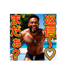 子供みたいに駄々をこねる‼︎黒人（個別スタンプ：27）