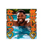 子供みたいに駄々をこねる‼︎黒人（個別スタンプ：29）