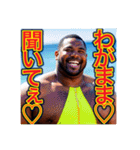 子供みたいに駄々をこねる‼︎黒人（個別スタンプ：30）