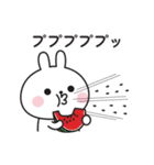 ☆可愛いうさぎさんの夏に使えるスタンプ☆（個別スタンプ：10）