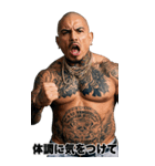 強面ギャング 真夏のサマースタンプ（個別スタンプ：22）