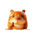 ピーナッツバターカピバラ（個別スタンプ：1）