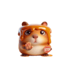 ピーナッツバターカピバラ（個別スタンプ：4）