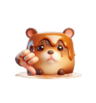 ピーナッツバターカピバラ（個別スタンプ：13）