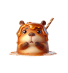 ピーナッツバターカピバラ（個別スタンプ：28）
