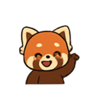 元気なレッサーパンダ楽しいパック（個別スタンプ：2）