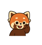 元気なレッサーパンダ楽しいパック（個別スタンプ：3）