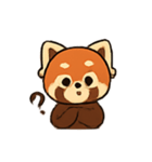 元気なレッサーパンダ楽しいパック（個別スタンプ：18）