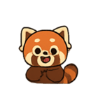 元気なレッサーパンダ楽しいパック（個別スタンプ：21）