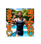 ※訛りがひどい‼︎黒人男性【基本の挨拶】（個別スタンプ：5）