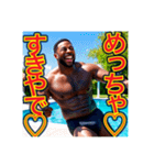 ※訛りがひどい‼︎黒人男性【基本の挨拶】（個別スタンプ：24）