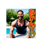 ※訛りがひどい‼︎黒人男性【基本の挨拶】（個別スタンプ：27）