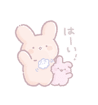 (再販)くまうさのスタンプ（個別スタンプ：3）