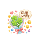 あなたへ贈る花束かわいい♡普段使い（個別スタンプ：3）