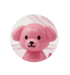 ピンクの犬プレミアムスタンプ（個別スタンプ：7）