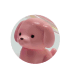ピンクの犬プレミアムスタンプ（個別スタンプ：21）