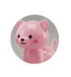 ピンクの犬プレミアムスタンプ（個別スタンプ：23）