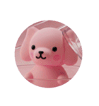 ピンクの犬プレミアムスタンプ（個別スタンプ：34）