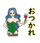 セクシー女性のラインスタンプ（個別スタンプ：7）