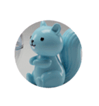 水色の動物たちプレミアムカプセル(40個)（個別スタンプ：23）