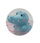 水色の動物たちプレミアムカプセル(40個)（個別スタンプ：35）
