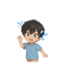 男の子色んな表情スタンプ（個別スタンプ：7）