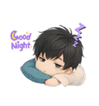 男の子色んな表情スタンプ（個別スタンプ：24）