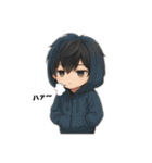 男の子色んな表情スタンプ（個別スタンプ：26）