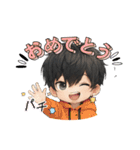 男の子色んな表情スタンプ（個別スタンプ：27）