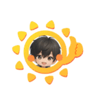男の子色んな表情スタンプ（個別スタンプ：32）