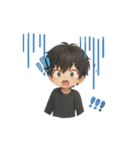男の子色んな表情スタンプ（個別スタンプ：33）
