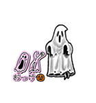 アンデッド動く⚰️ゴーストたち（個別スタンプ：3）