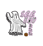 アンデッド動く⚰️ゴーストたち（個別スタンプ：24）