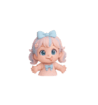 ユメカワちゃん動く（個別スタンプ：1）