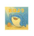 ほっこりジンベイザメ（個別スタンプ：4）