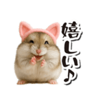 毎日送りやすい♪猫耳ハムの日常フレーズ（個別スタンプ：23）