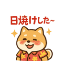 もちもち柴犬・夏まっさかり！（個別スタンプ：15）