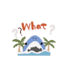 動く シャーク 夏 サーフ（個別スタンプ：8）