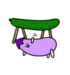 【夏！動く！】おなすびさんの夏（個別スタンプ：11）