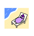 【夏！動く！】おなすびさんの夏（個別スタンプ：12）