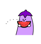 【夏！動く！】おなすびさんの夏（個別スタンプ：24）