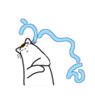 和風猫＜大きな文字7＞（個別スタンプ：14）