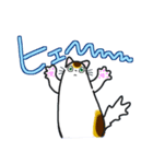 和風猫＜大きな文字7＞（個別スタンプ：19）