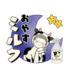 ベビーフェイスのシニアちゃん♡ダジャレ編（個別スタンプ：4）